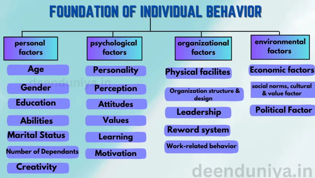 Aspects of Individual Behavior