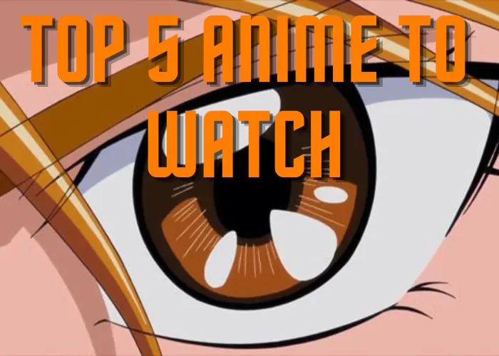 Top 5 Anime To Watch